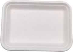 7.3 Inch Eco Friendly Bagasse Biodegradable Compostable Disposable Fruit Vegetable Tray Paper