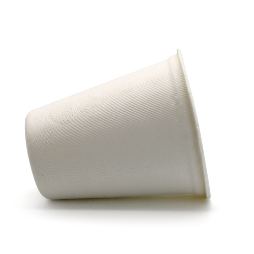 12oz 3.15"x3.54" 8g Plain Bagasse Compostable Paper Hot Cups for Event