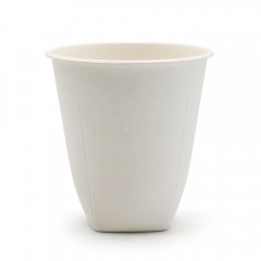 8 oz 3.15"x3.39" 9.2±1g Square Base Sugarcane Bagasse Compostable Water Cup