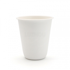 8oz 3.15"x3.43" 9.5±1g Mountain Pattern Sugarcane Compostable Coffee Cup