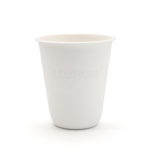 8oz 3.15"x3.43" 9.5±1g Mountain Pattern Sugarcane Compostable Coffee Cup