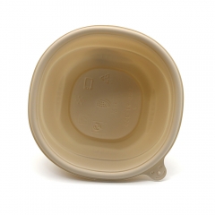 36oz 7.48"x2.87" 53g Corn Starch Leak Proof Large Soup Lunch Box Container Disposable