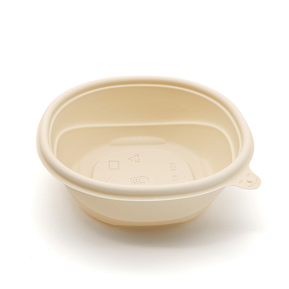 18oz 5.83"x2.28" 31g Corn Starch Eco Round Lunch Box Containers for Pasta