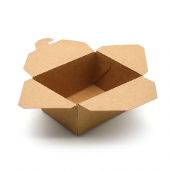 750ml 25.36oz 4.45"x3.46"x2.56" 300g Kraft Paper Brown Take Out Box for Dessert