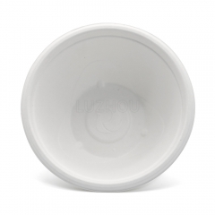 1000ml 34oz Φ10"xH4.6" 19g Bagasse Compostable Paper Soup Container with Cover
