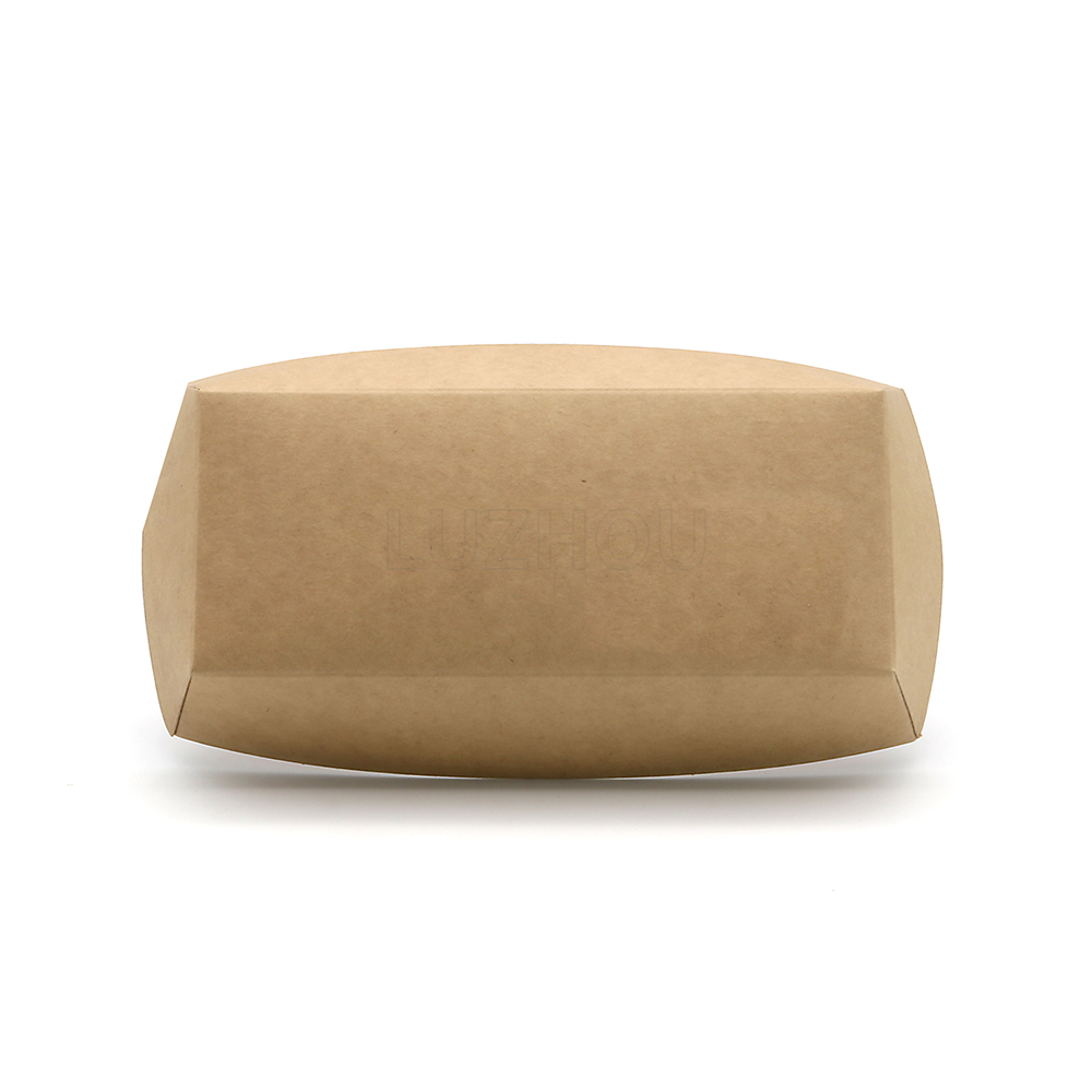 16oz 7.24"x3.54"x1.57" 270g Kraft Coffee Paper Tray