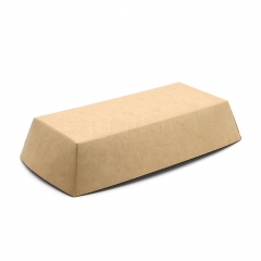 16oz 7.24"x3.54"x1.57" 270g Kraft Coffee Paper Tray