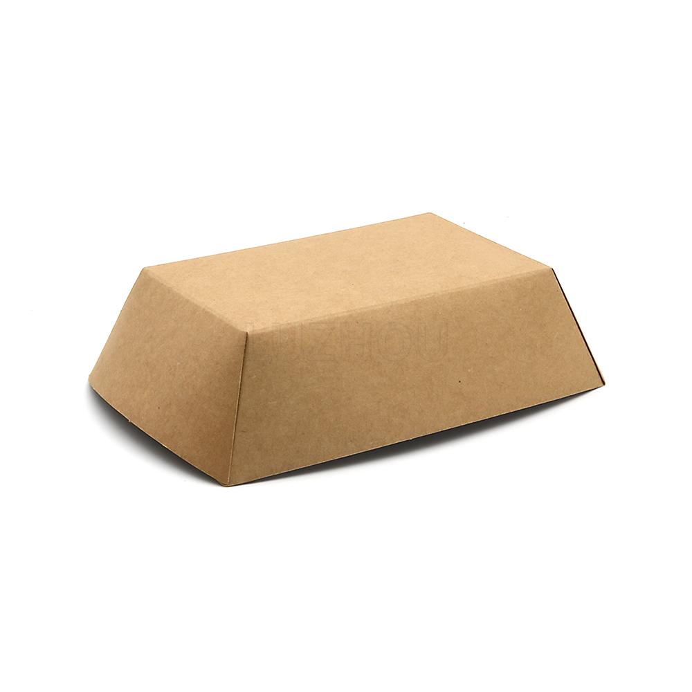 10oz 5.55"x3.82"x1.57" 270g Kraft Paper Meal Tray