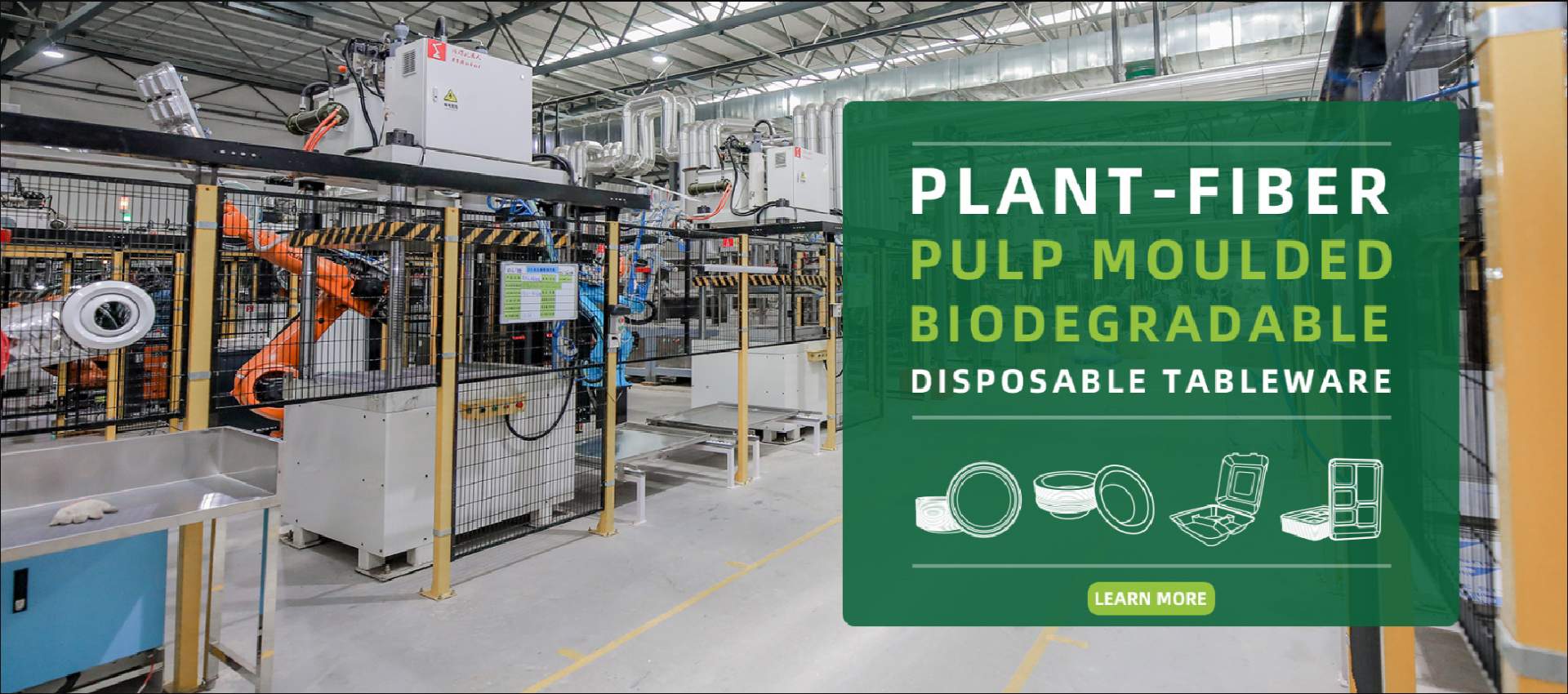 Manufacturer of Plant Fiber Biodegradable Disposable Tableware