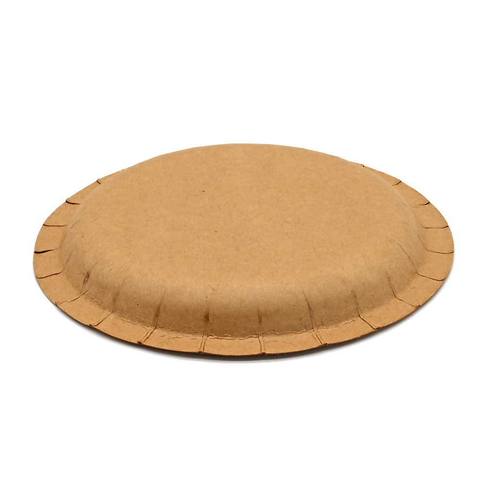 [Print on Demand] 250g Coffee Cardboard Unprinted Disposable Paper Event Plate for Thanksgiving
