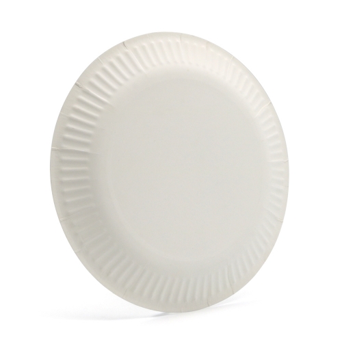 [Print on Demand] 250g White Cardboard Unprinted Paper Plate for Hello Kitty Event