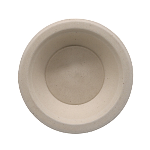 360ml 12oz Φ9.7"xH2.3" 10g Bagasse Compostable Take Away Salad Packing Bowl
