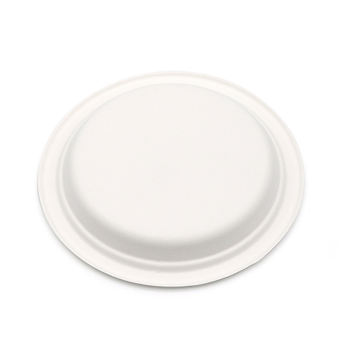 Φ8"xH0.7" 13g Bagasse Compostable Eco Friendly Party Plate