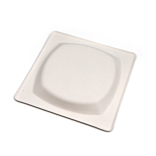 6.7" 10g Diamond Bagasse Compostable Disposable Party Dish