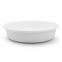 2000ml 68oz ф10"*H2.2" 36g Bagasse Biodegradable Compostable Food To Go Container