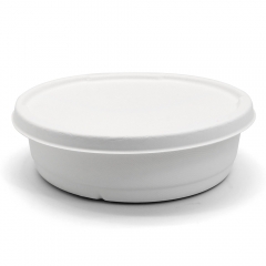 2500ml 85oz ф11"*H2.1" 45g Bagasse Compostable Eco Friendly Takeaway Meal Box