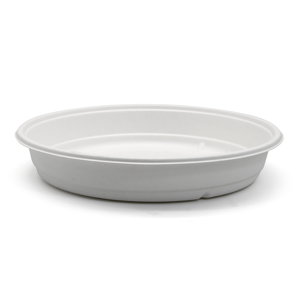 1500ml 51oz ф10"*H1.8" 32g Bagasse Compostable Eco Friendly Large Meal Container