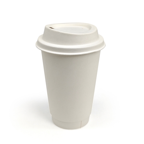 Φ3.5" 5.5±0.5g Bagasse Biodegradable Compostable Coffee Cover