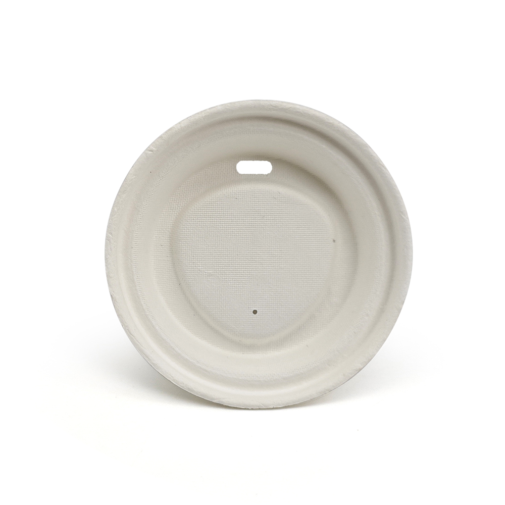 Φ3.5" 5.5±0.5g Bagasse Biodegradable Compostable Coffee Cover