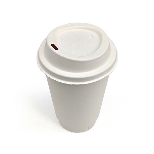 Φ3.5" 5.5±0.5g Bagasse Biodegradable Compostable Coffee Cover