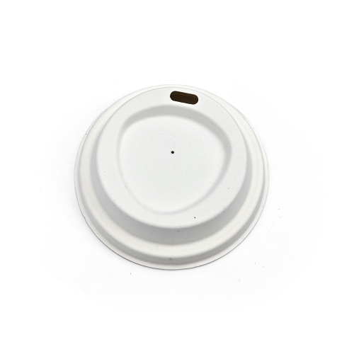 Φ3.1" 4.5±0.5g Bagasse Bio-degradable Compostable Coffee Cup Lid