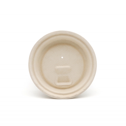 Φ3.1" 4.5±0.5g Bagasse Compostable Earth Friendly Cup Lid