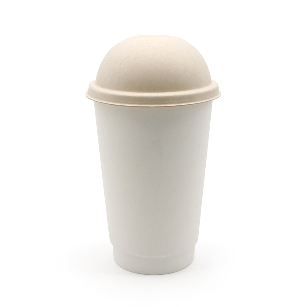 Φ3.5" 5.5±0.5g Bagasse Compostable Cup Lid