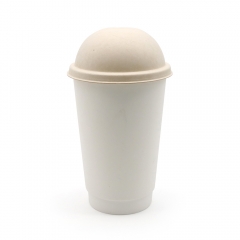 Φ3.5" 5.5±0.5g Bagasse Compostable Cup Lid