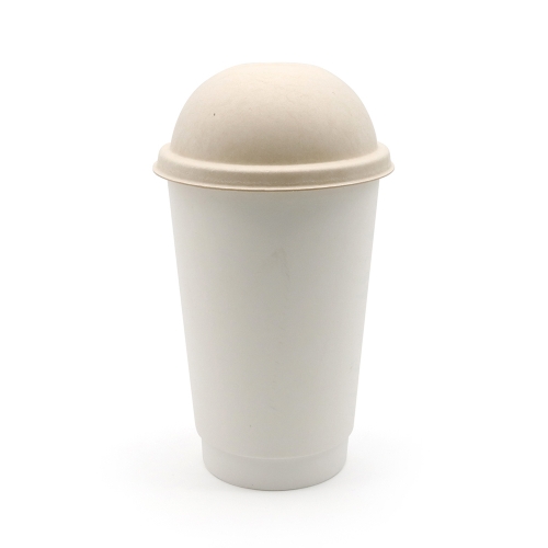 Φ3.5" 5.5±0.5g Bagasse Compostable Cup Lid