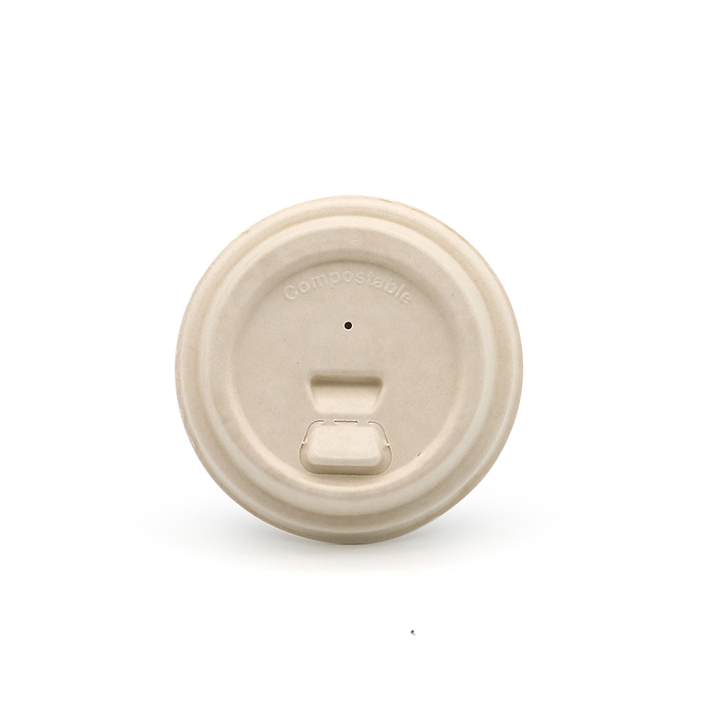Φ3.1" 4.5±0.5g Bagasse Compostable Earth Friendly Cup Lid
