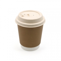 Φ3.1" 4.5±0.5g Bagasse Compostable Earth Friendly Cup Lid