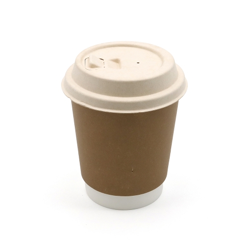 Φ3.1" 4.5±0.5g Bagasse Compostable Earth Friendly Cup Lid