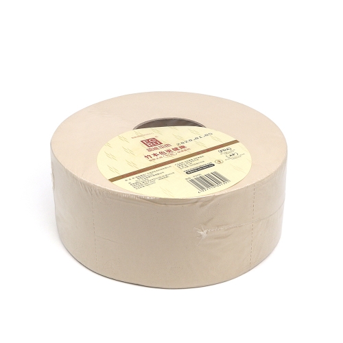 Virgin Bamboo Pulp 3 Ply 700g/roll 1 roll/pack Eco Friendly Unbleached Bathroom Tissue