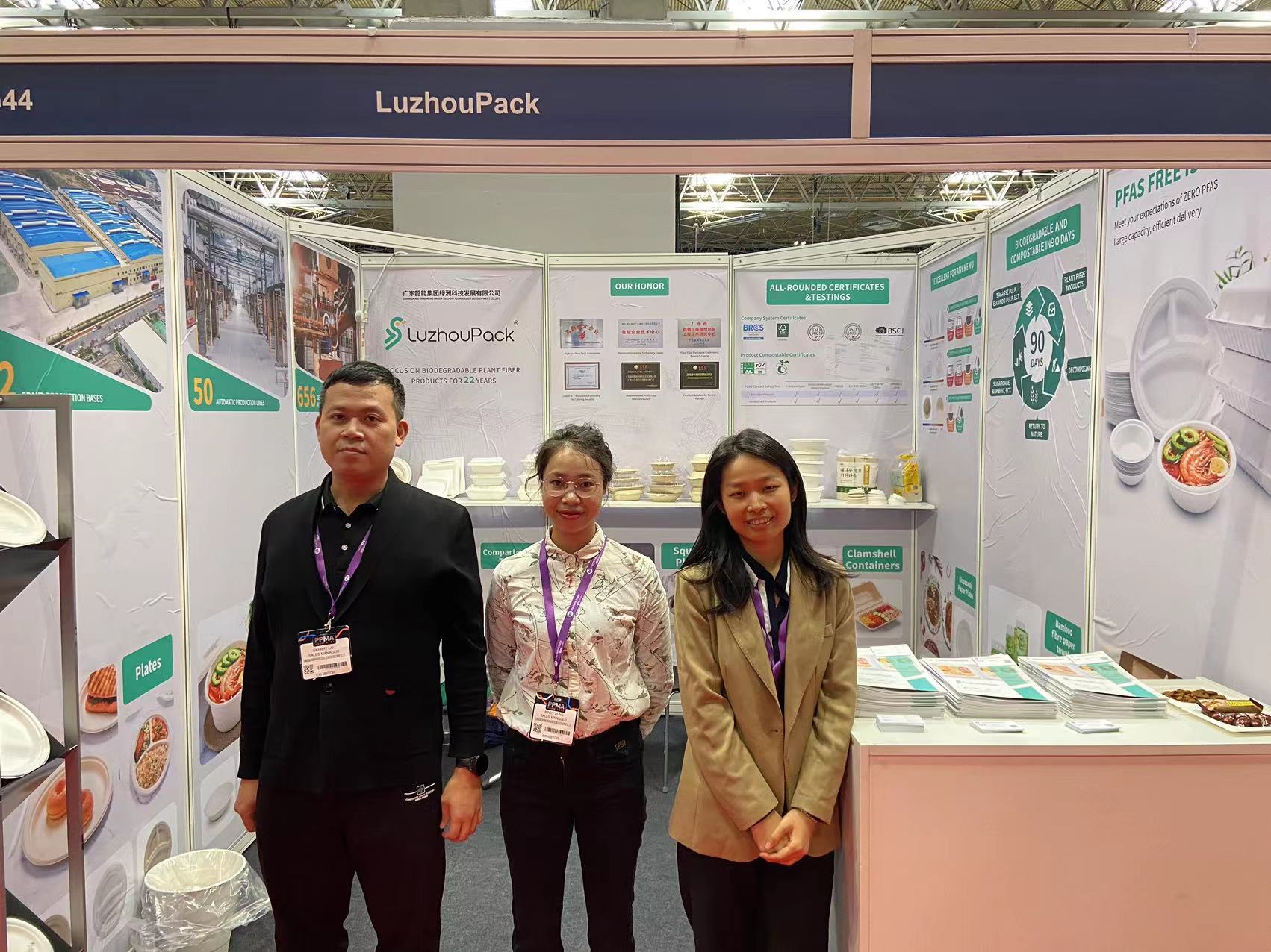 Luzhou Pack was exhibiting successfully at PPMA TOTAL SHOW, NEC, Birmingham, UK in Sep 26 - 28.