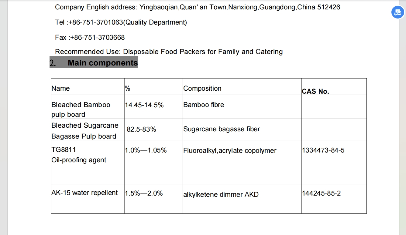 MSDS (MATERIAL SAFETY DATA SHEET) - LZ-WD-046-ZL09 Version A2