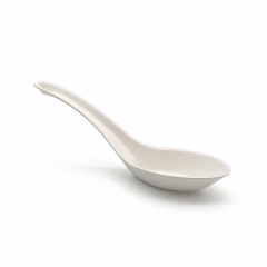 5.51" 4g Heavy-Duty Bagasse Bio-degradable Compostable Disposable Spoon