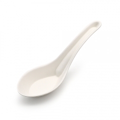 5.51" 4g Heavy-Duty Bagasse Bio-degradable Compostable Disposable Spoon