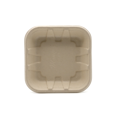 5"x5"x0.9" Bagasse Compostable Assorted Fruit Tray