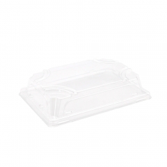 8.4"x5.3"x0.8" 14g Bagasse Compostable Fancy Big Sushi Tray