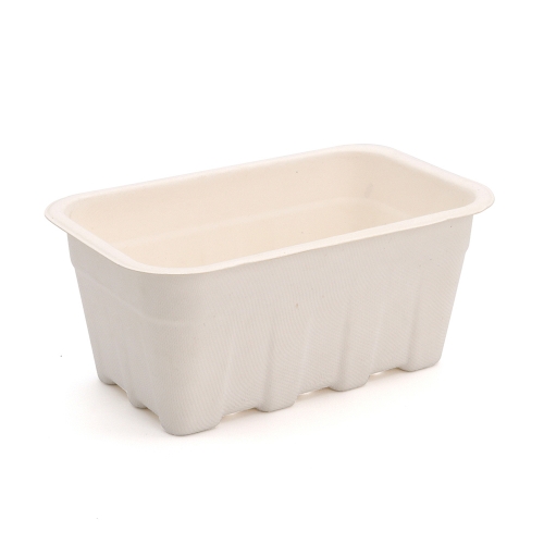 7.20"x4.49"x3.15" 22g Bagasse Compostable Eco Mixed Fruit Tray for Party