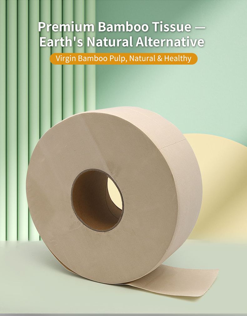 Eco Friendly Unbleached 3 Ply Toilet Paper