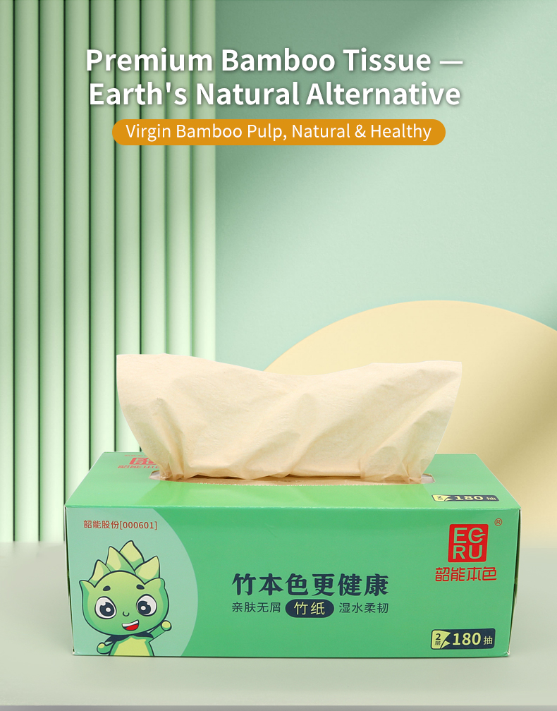 Bamboo Recycled Facial Tissues Box Bulk Price