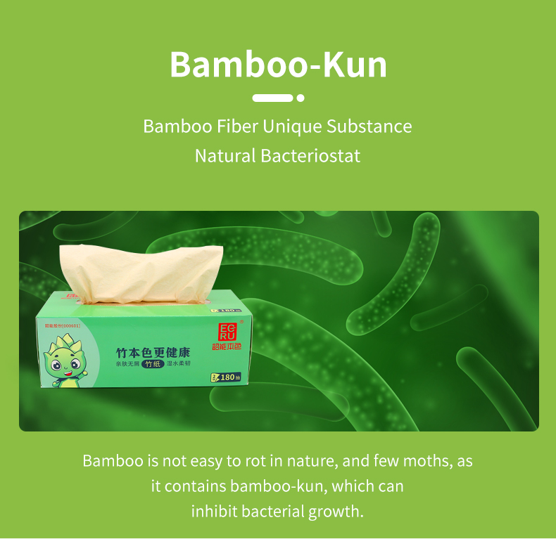 Bamboo-Kun - Bamboo Fiber Unique Substance, Natural Bacteriostat