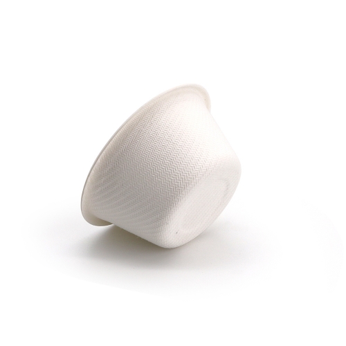 60ml / 2oz ф2.44" H1.18" 2.5g Bagasse Biodegradable Compostable Thin Rim Sauce Dip Cup for Ketchup