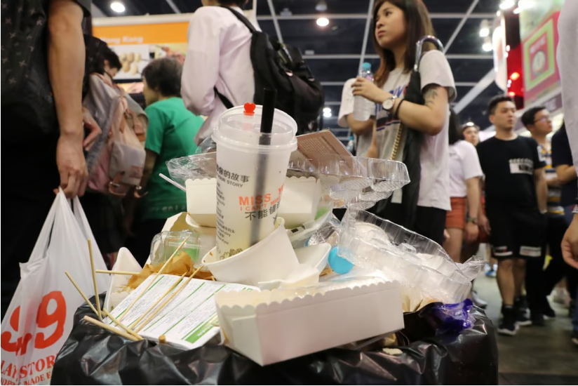 First stage of Hong Kong ban on single-use plastics to be brought forward 2 years to 2023, government says