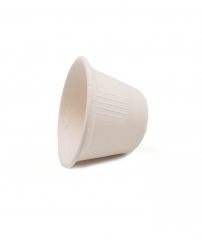 120ml / 4oz ф3.07" H1.89" 5g Bagasse Biodegradable Compostable Small Dipping Sauce Cup with Lid