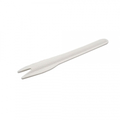 4.88" 0.63" 2g Heavy-Duty Bagasse Bio-degradable Compostable Salad Fork