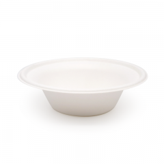 360ml 12oz Φ6.10xH1.79" 11g Bagasse Compostable Fruit and Vegetable Bowl