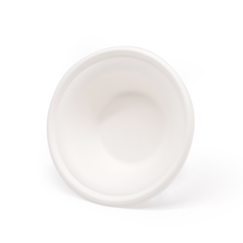 360ml 12oz Φ6.10xH1.79" 11g Bagasse Compostable Fruit and Vegetable Bowl