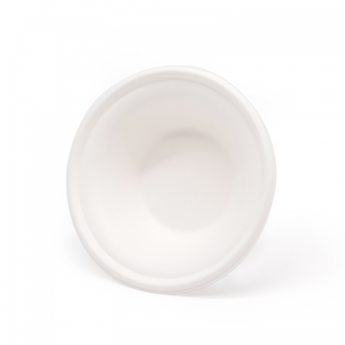 360ml 12oz Φ6.10xH1.79" 11g Bagasse Compostable Fruit and Vegetable Bowl